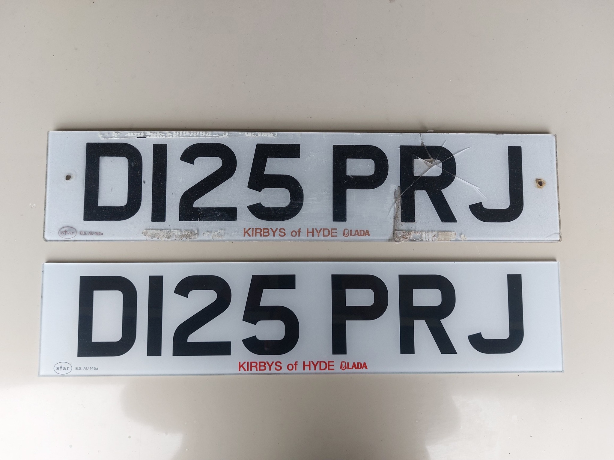 Number plates